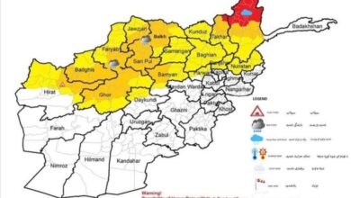 هشدار ریاست هواشناسی از احتمال بارند‌گی، سیلاب و برف‌باری شدید در ۱۷ ولایات کشور