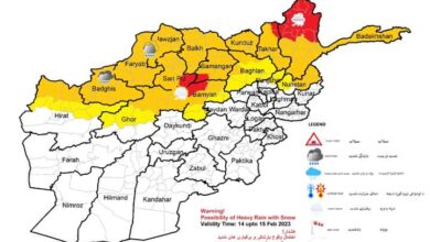 هشدار ریاست هواشناسی از احتمال بارندگی و برف‌باری در ۱۵ ولایت کشور